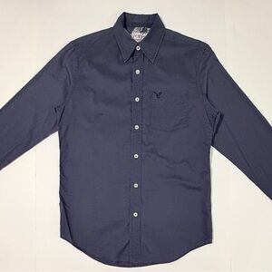 American Eagle Outfitters Navy Blue Men's Shirt
